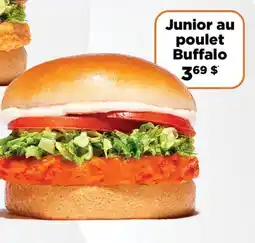 Harvey’s Junior au Poulet Buffalo offer