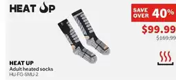 Sports Experts HEAT UP Adult heated socks offer