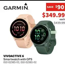 Sports Experts Garmin VIVOACTIVE 6 Smartwatch with GPS offer