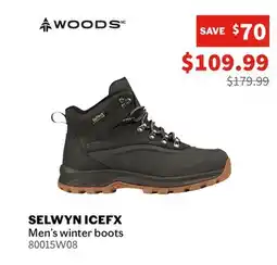 Sports Experts WOODS SELWYN ICEFX Men's winter boots offer
