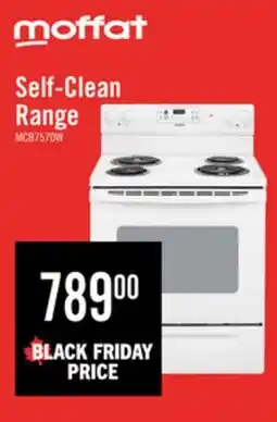 The Brick Moffat 5.0 Cu. Ft. Self-Cleaning Range - MCB757DMWW offer