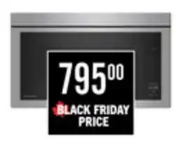 The Brick KitchenAid 1.1 Cu. Ft. Flush Over-the-Range Microwave with 900 Watts Cooking - PrintShield Stainless offer