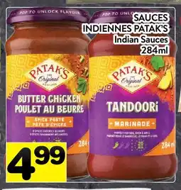 Supermarché PA SAUCES INDIENNES PATAK'S | Indian Sauces offer