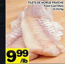 Supermarché PA FILETS DE MORUE FRAÎCHE | Fresh Cod Fillets offer