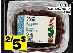 Supermarché PA RAISINS SULTANA NUTLY offer