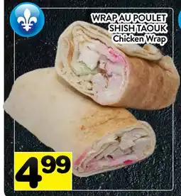 Supermarché PA WRAP AU POULET SHISH TAOUK | Chicken Wrap offer