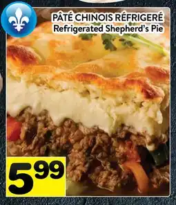 Supermarché PA PÂTÉ CHINOIS RÉFRIGERÉ | Refrigerated Shepherd's Pie offer