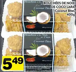 Supermarché PA BOUCHÉES DE NOIX DE COCO LARA | Coconut Bites offer