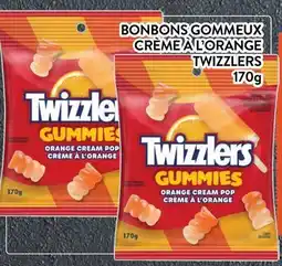 Supermarché PA BONBONS GOMMEUX CRÈME À L'ORANGE TWIZZLERS offer