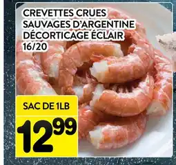 Supermarché PA SAUVAGES D'ARGENTINE DÉCORTICAGE ÉCLAIR 16/20 offer