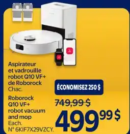 Walmart Robrock Q10 VF+ robot vacuum and mop offer