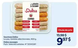 Walmart Dalisa sausages offer