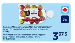 Walmart Your Fresh Market McIntosh or Gala apples offer