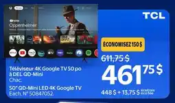 Walmart 50 QD-Mini LED 4K Google TV offer