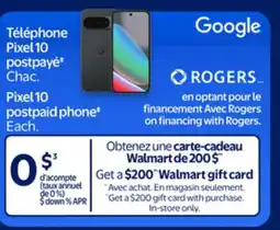 Walmart Pixel 10 postpaid phone offer