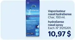Walmart hydraSense nasal spray offer