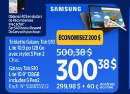 Walmart Galaxy Tab S10 Lite 10.9 128GB includes S Pen 2 offer