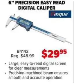 Busy Bee Tools Precision easy read digital caliper offer