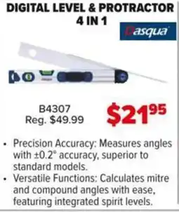 Busy Bee Tools Digital level & protractor 4 in 1 offer