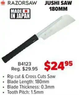 Busy Bee Tools Jushi saw 180mm offer