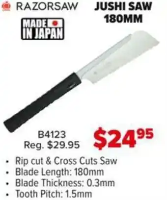 Busy Bee Tools Jushi saw 180mm offer