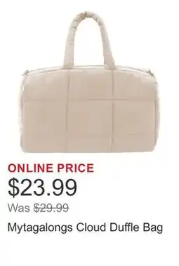 Costco Mytagalongs Cloud Duffle Bag offer