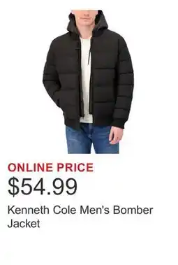 Costco Kenneth Cole Men's Bomber Jacket offer