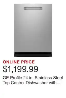 Costco GE Profile 24 in. Stainless Steel Top Control Dishwasher with UltraFresh System offer