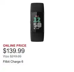 Costco Fitbit Charge 6 offer