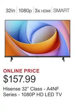 Costco Hisense 32 Class - A4NF Series - 1080P HD LED TV offer