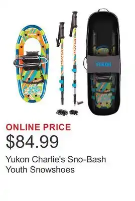 Costco Yukon Charlie's Sno-Bash Youth Snowshoes offer