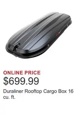 Costco Duraliner Rooftop Cargo Box 16 cu. ft offer