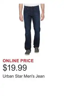 Costco Urban Star Men's Jean offer
