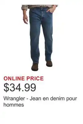 Costco Wrangler - Jean en denim pour hommes offer