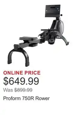Costco Proform 750R Rower offer