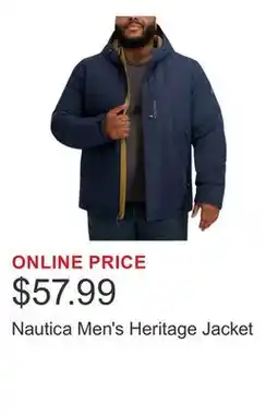 Costco Nautica Men's Heritage Jacket offer