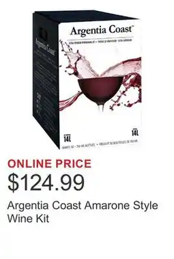 Costco Argentia Coast Amarone Style Wine Kit offer