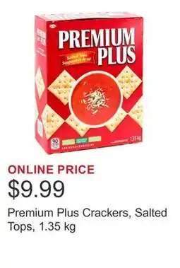 Costco Premium Plus Crackers, Salted Tops, 1.35 kg offer
