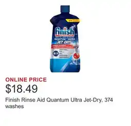 Costco Finish Rinse Aid Quantum Ultra Jet-Dry, 374 washes offer