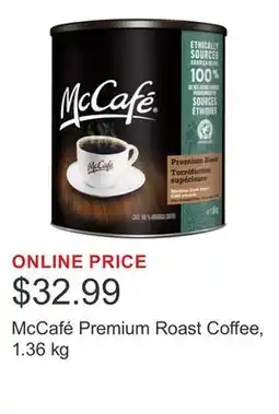 Costco McCafé Premium Roast Coffee, 1.36 kg offer