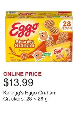Costco Kellogg's Eggo Graham Crackers, 28 × 28 g offer