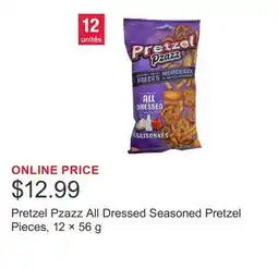 Costco Pretzel Pzazz All Dressed Seasoned Pretzel Pieces, 12 × 56 g offer