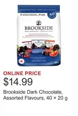 Costco Brookside Dark Chocolate, Assorted Flavours, 40 × 20 g offer