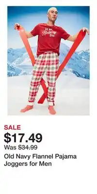 Old Navy Old Navy Flannel Pajama Joggers for Men offer