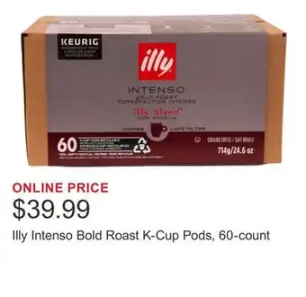 Costco Illy Intenso Bold Roast K-Cup Pods, 60-count offer