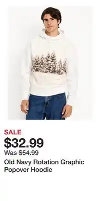 Old Navy Old Navy Rotation Graphic Popover Hoodie offer