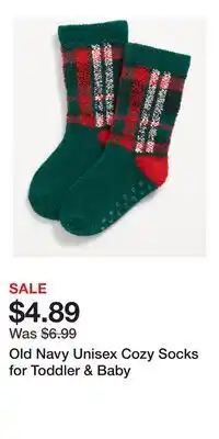 Old Navy Old Navy Unisex Cozy Socks for Toddler & Baby offer