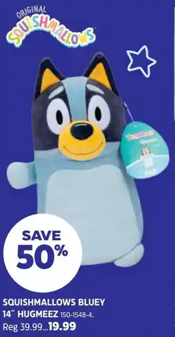Canadian Tire Squishmallows bluey offer