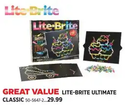 Canadian Tire Lite-brite ultimate classic offer