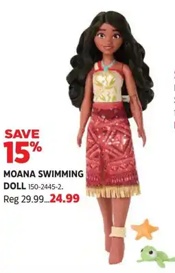 Canadian Tire Moana swimming doll offer
